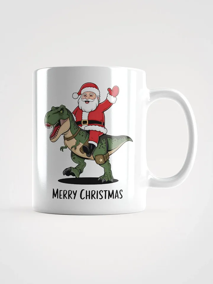 Santa on a Dino Mug product image (1)
