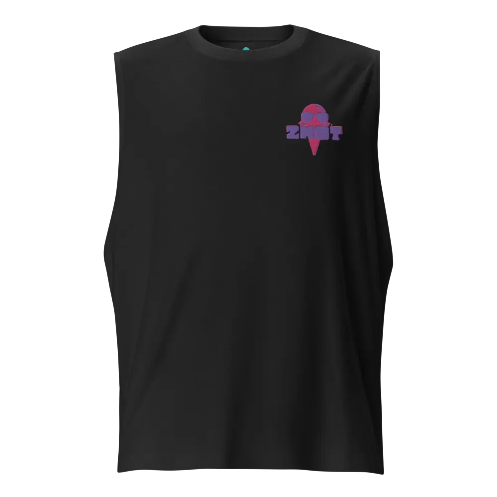 Pink Logo ZKOT Muscle Tank Top - Show your Support with Style - Menswear, Womenswear - 100% Cotton product image (1)