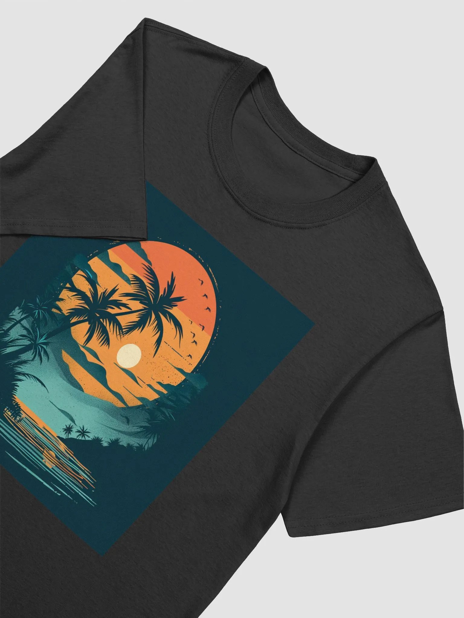 Tropical Sunset Paradise T-Shirt, Summer Collection #004 product image (3)