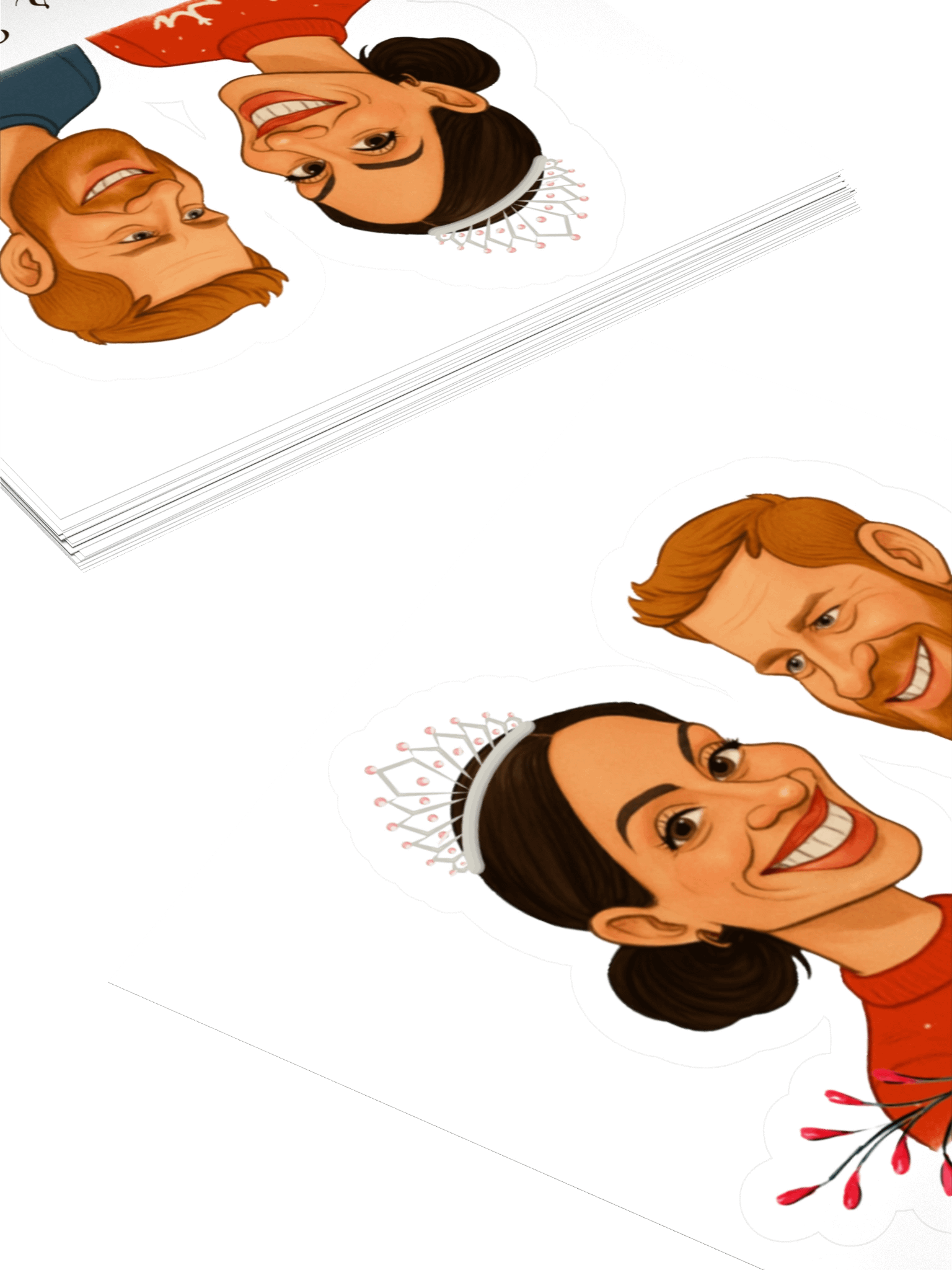 Royal Parody – “Enjoy Your Misery” Collectible Kiss-Cut Sticker (3″) | As Never Collection product image (4)