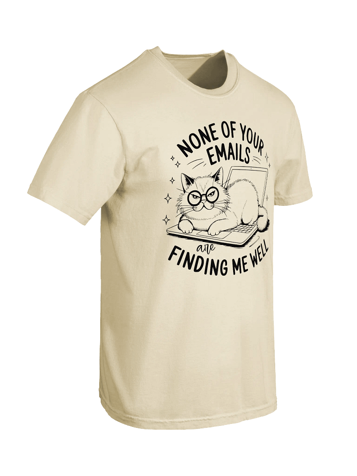Funny Cat Shirt – Relaxed Fit Heavyweight Unisex Cotton T-Shirt product image (8)