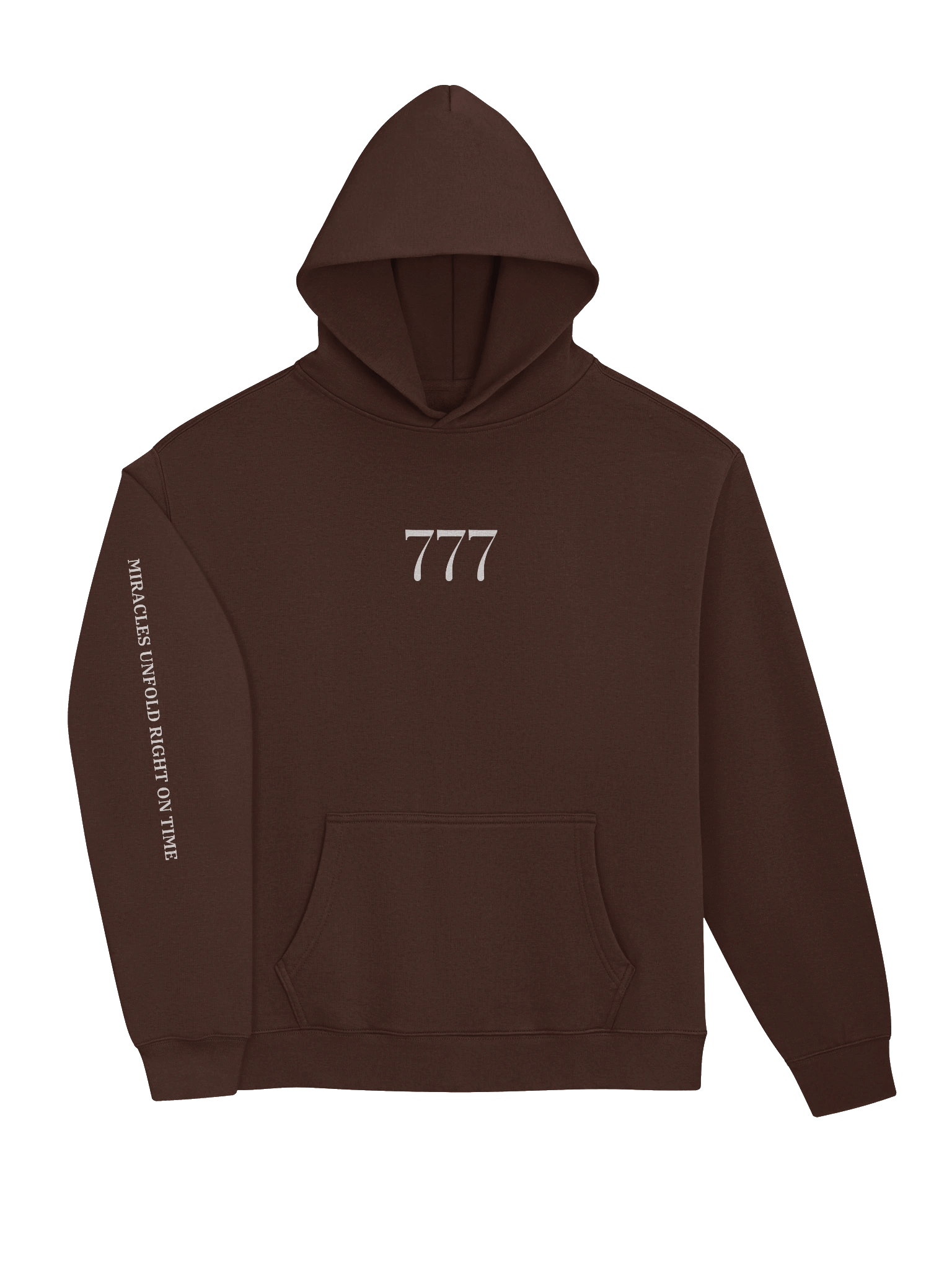 Unisex Oversized Hoodie - 777 - Miracles unfold right on time product image (9)