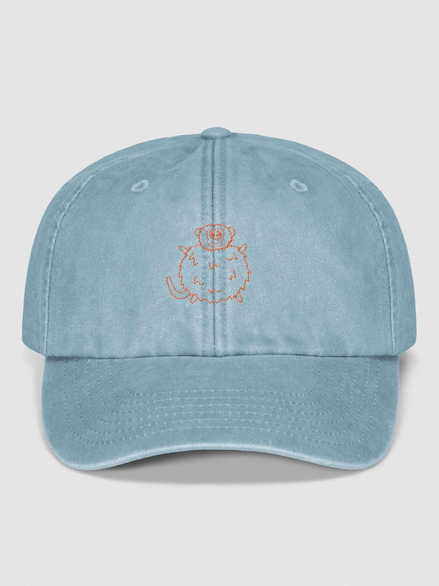Orange Monkey Dad Hat product image (1)
