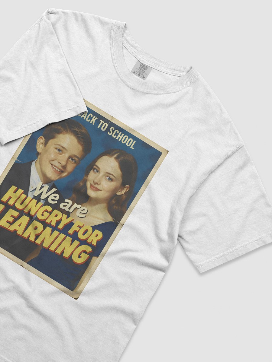 Hungry for Knowledge Retro T-Shirt product image (3)
