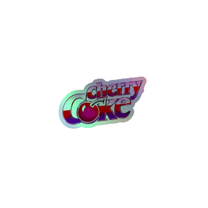 Cherry Soda Holofoil Sticker product image (1)