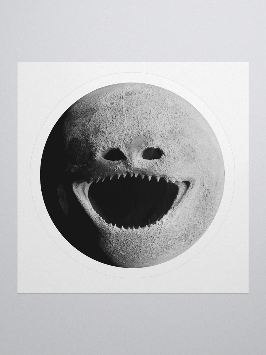 The Moon Woke Up Sticker product image (3)