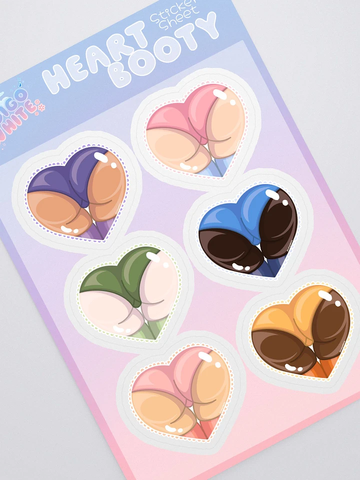 Heart Booty Sticker Sheet product image (1)