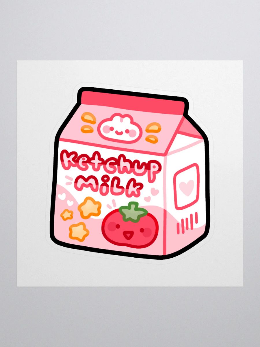 ketchup milk sticker! product image (1)