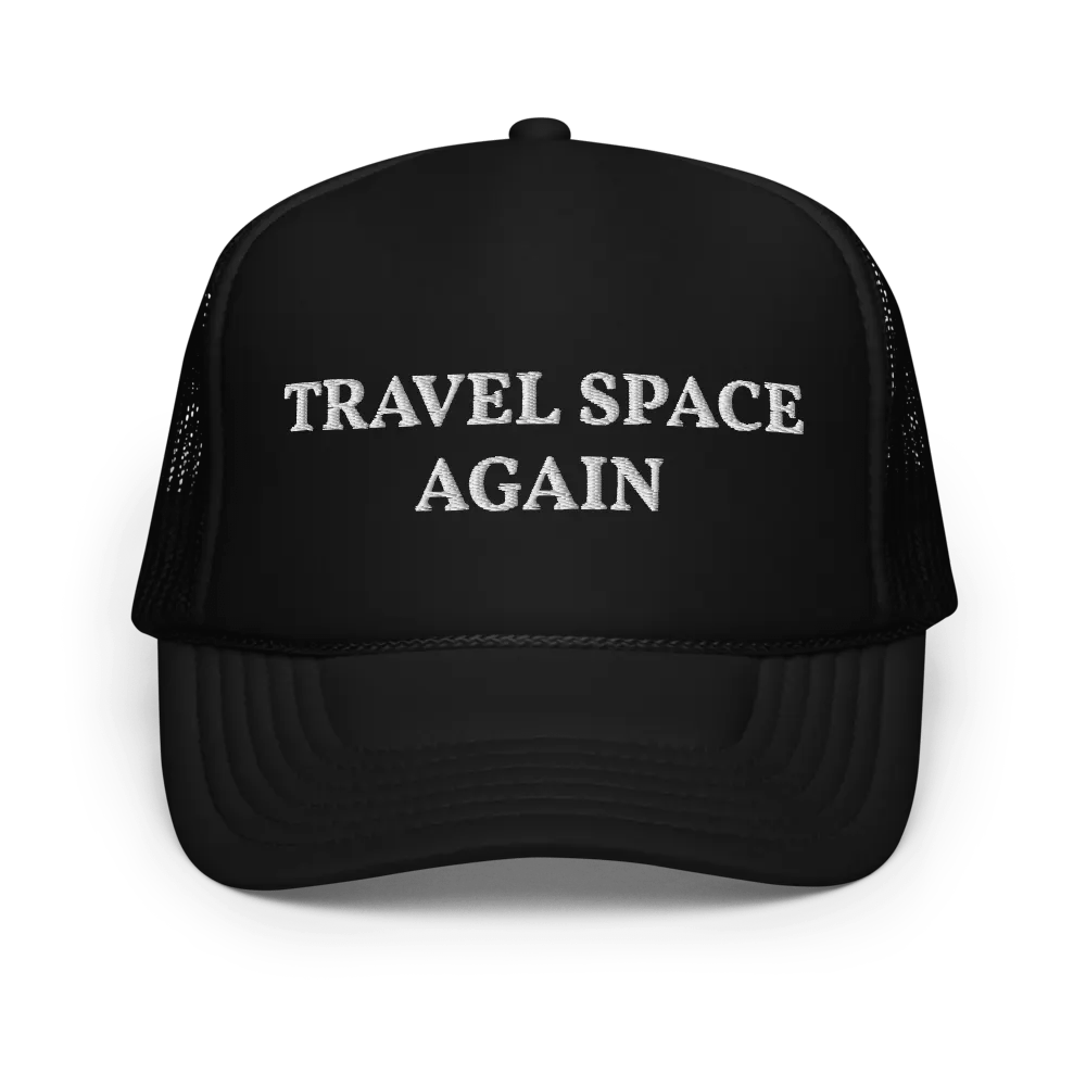 Travel space again - Embroidered Trucker Cap Hat product image (1)