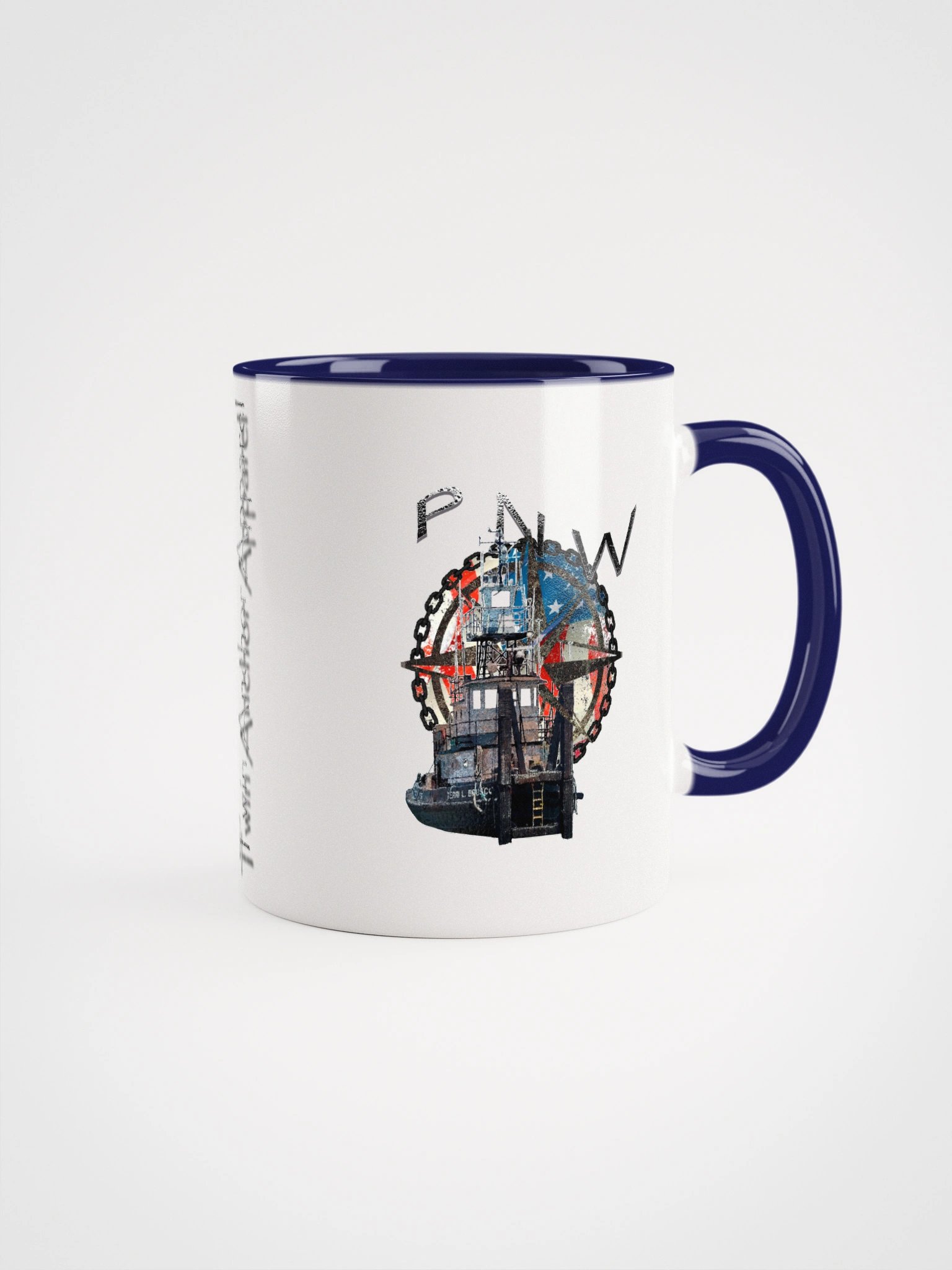 Flage PNW Compass Rose Terri L. Brusco Mug 11oz & 15oz product image (1)
