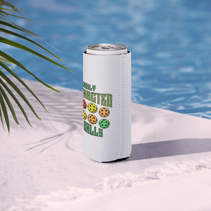Easily Distracted By Balls Pickleball Can Cooler product image (6)