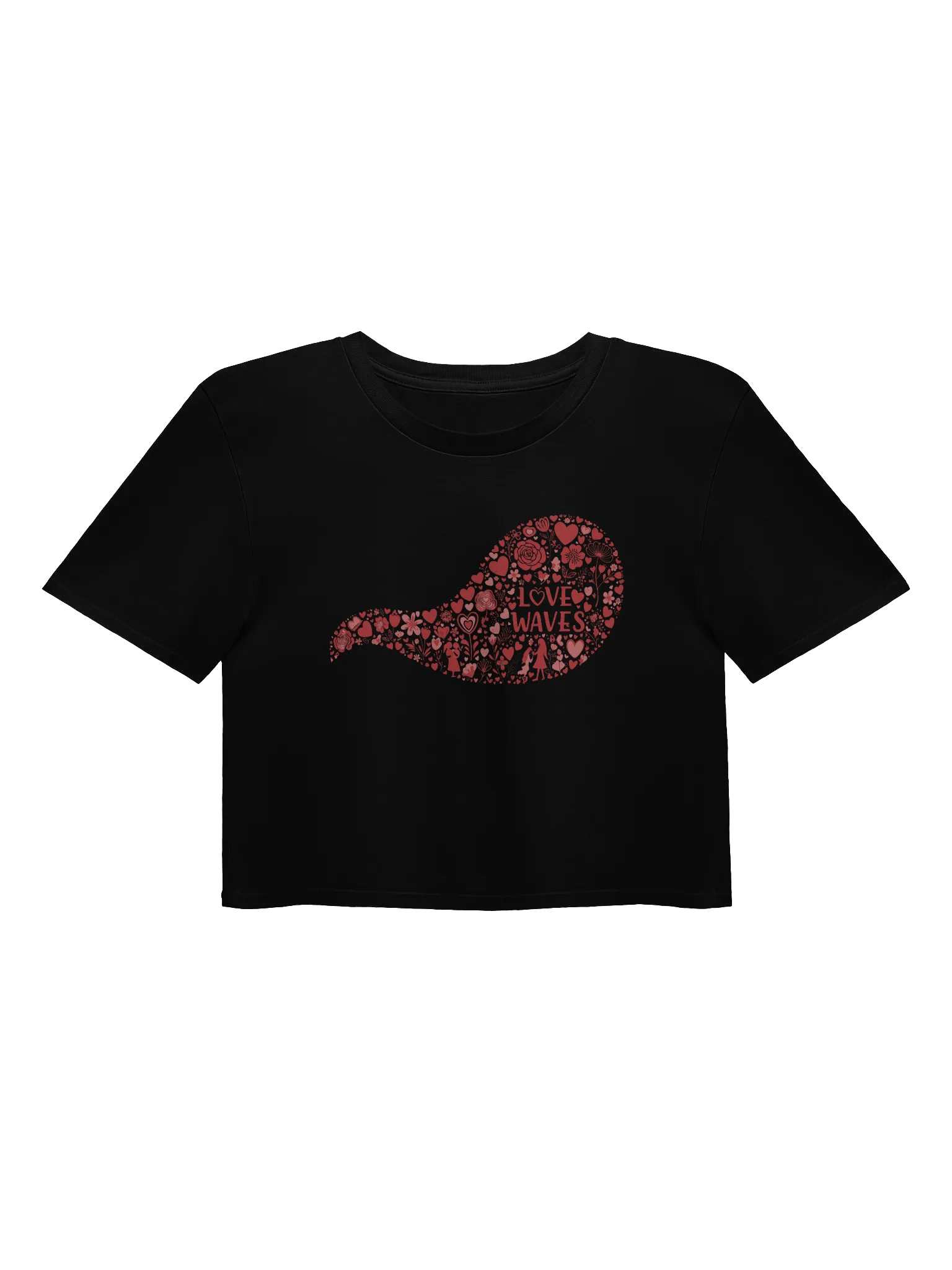 Love Waves Heart Crop Top product image (2)