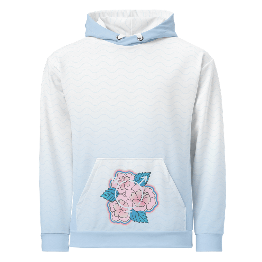 LGBTQIAP2S+ 2025, Trans Flower with Symbol, Hoodie product image (1)