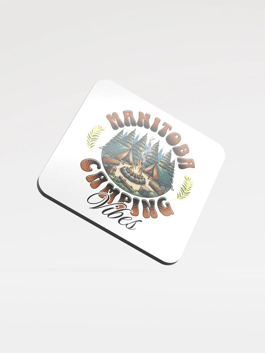 Manitoba Camping Vibes Cork Coaster product image (2)