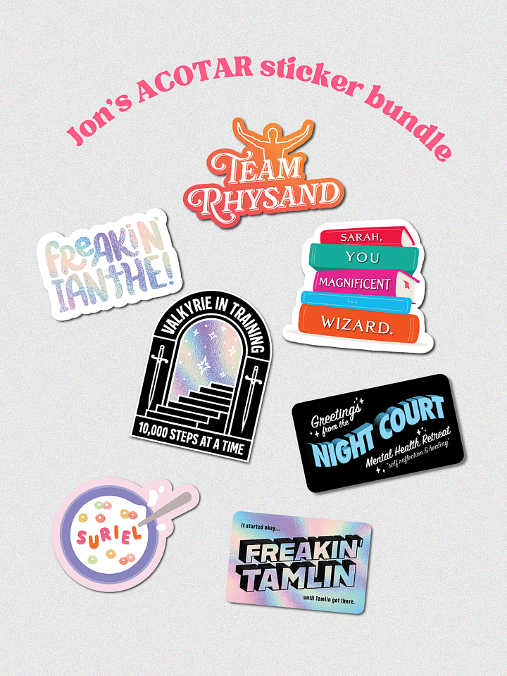 Jon's ACOTAR Sticker Bundle product image (1)