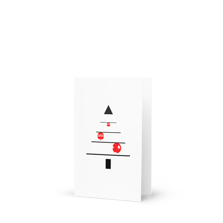 Minimalist Christmas Tree Greeting Card product image (1)