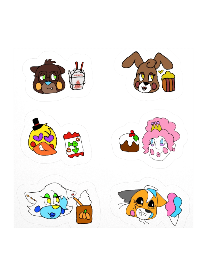 The Candy Cast Fav Foods! Sticker Set product image (2)