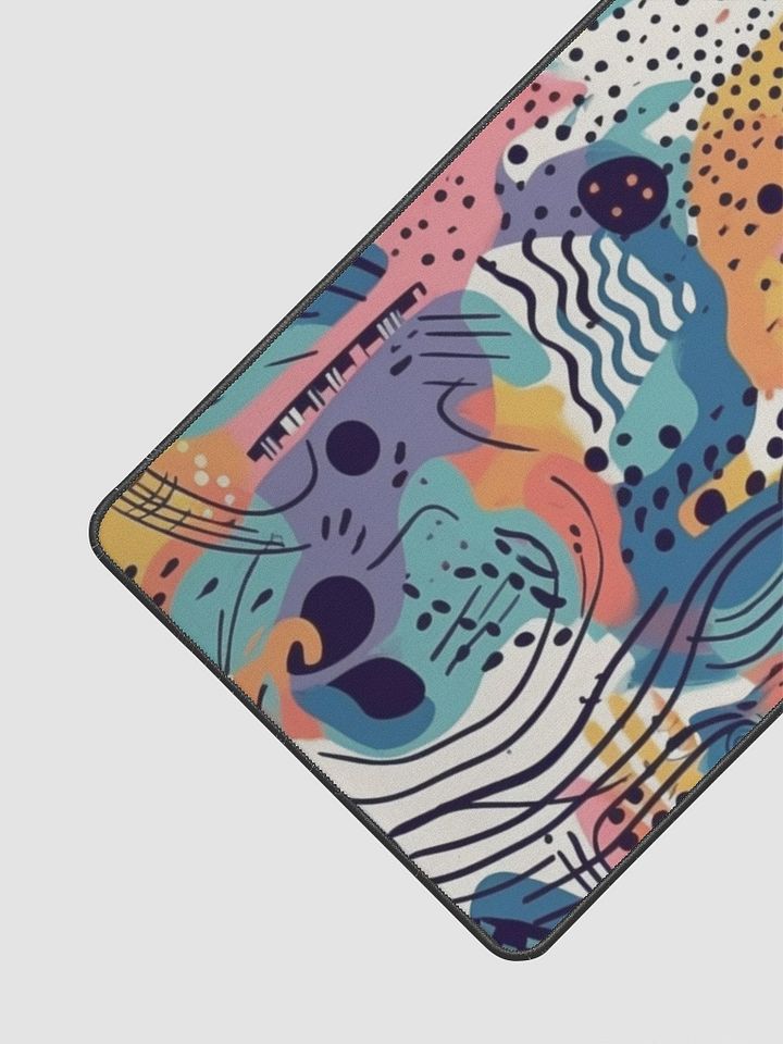 Whimsical Doodle Delight Desk Mat 12x22 product image (2)