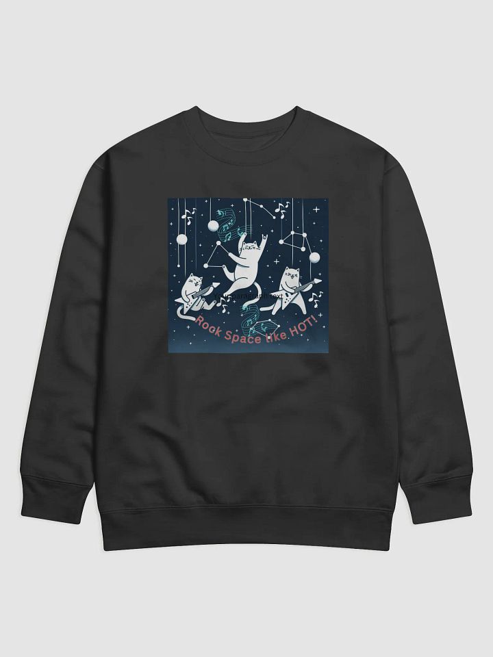 Cosmic Cat Jam Premium Sweatshirt product image (1)