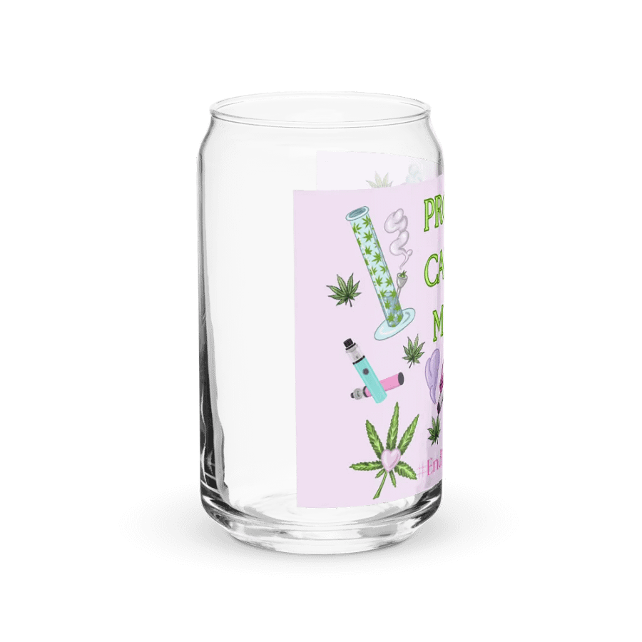 Proud Canna Mom Can-Shaped Glass product image (40)