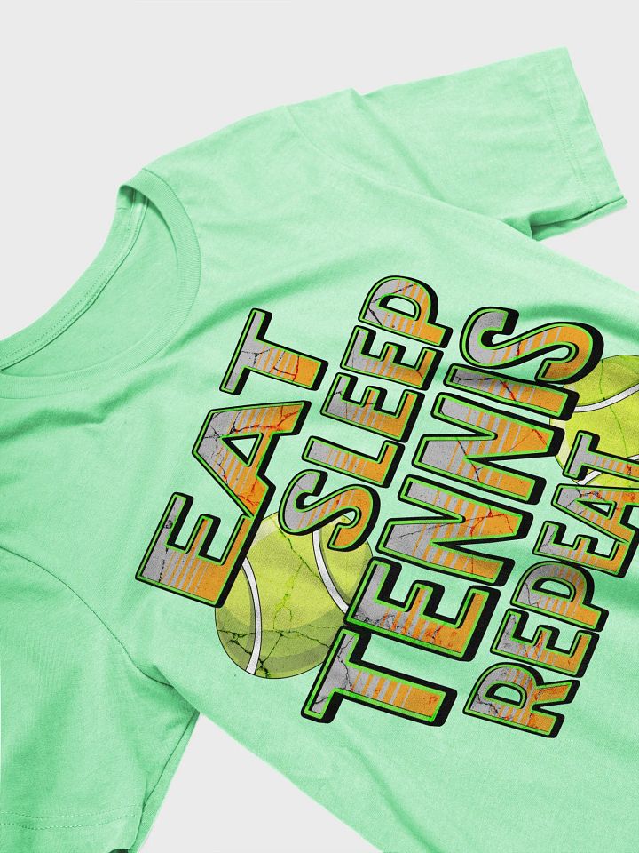 Eat Sleep Tennis Repeat Angle Enthusiast Statement Tee product image (47)