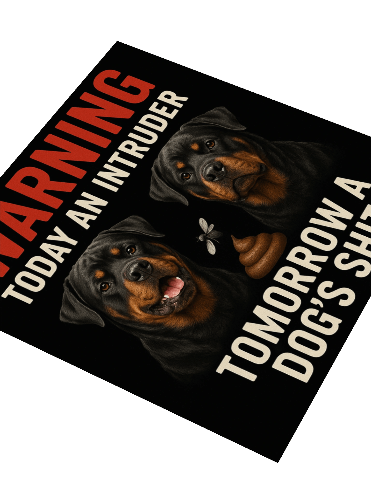 Rottweiler Intruder Alert Sticker product image (7)