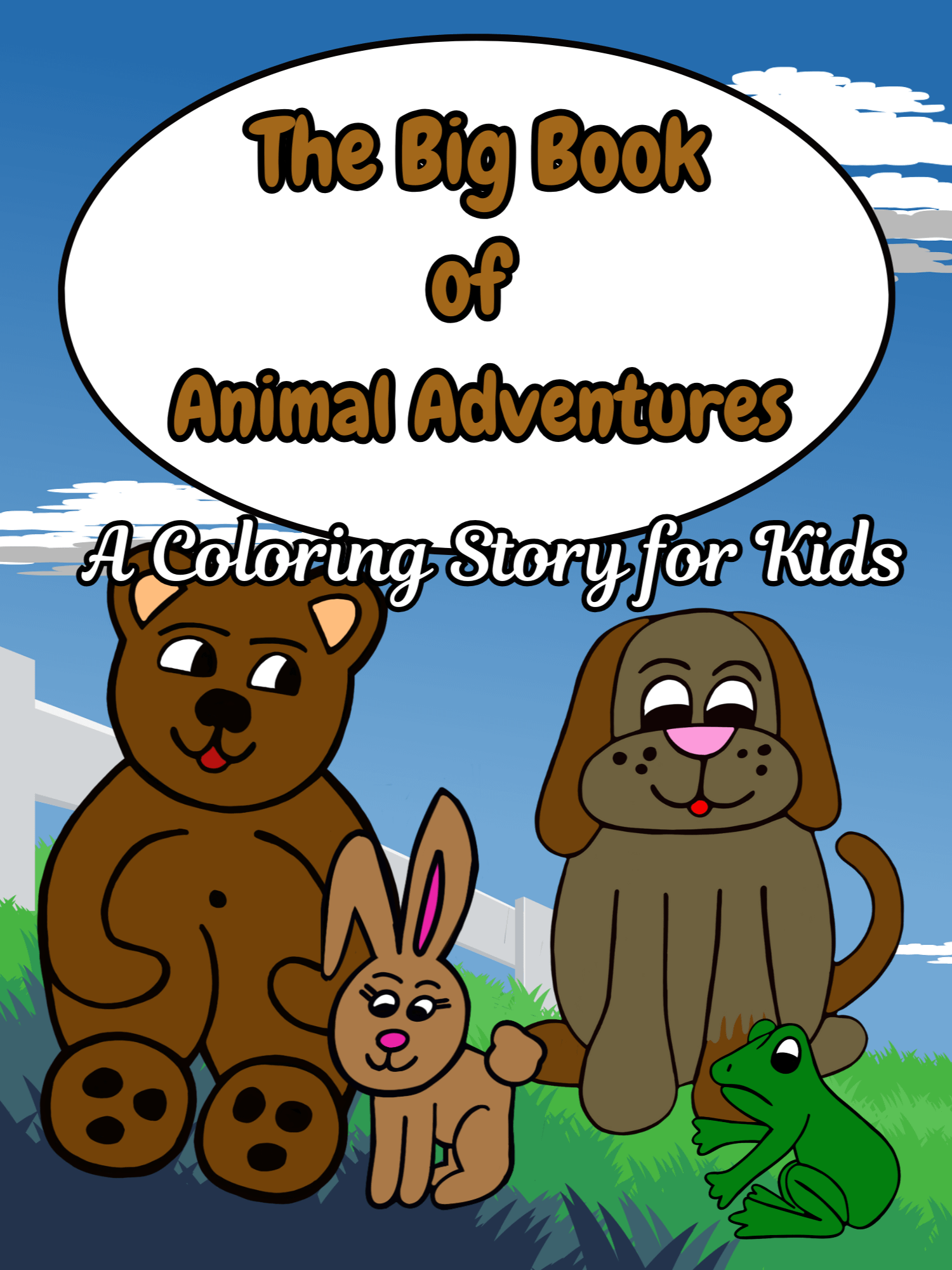 The Big Book of Animal Adventures Coloring Book Story Collection product image (1)