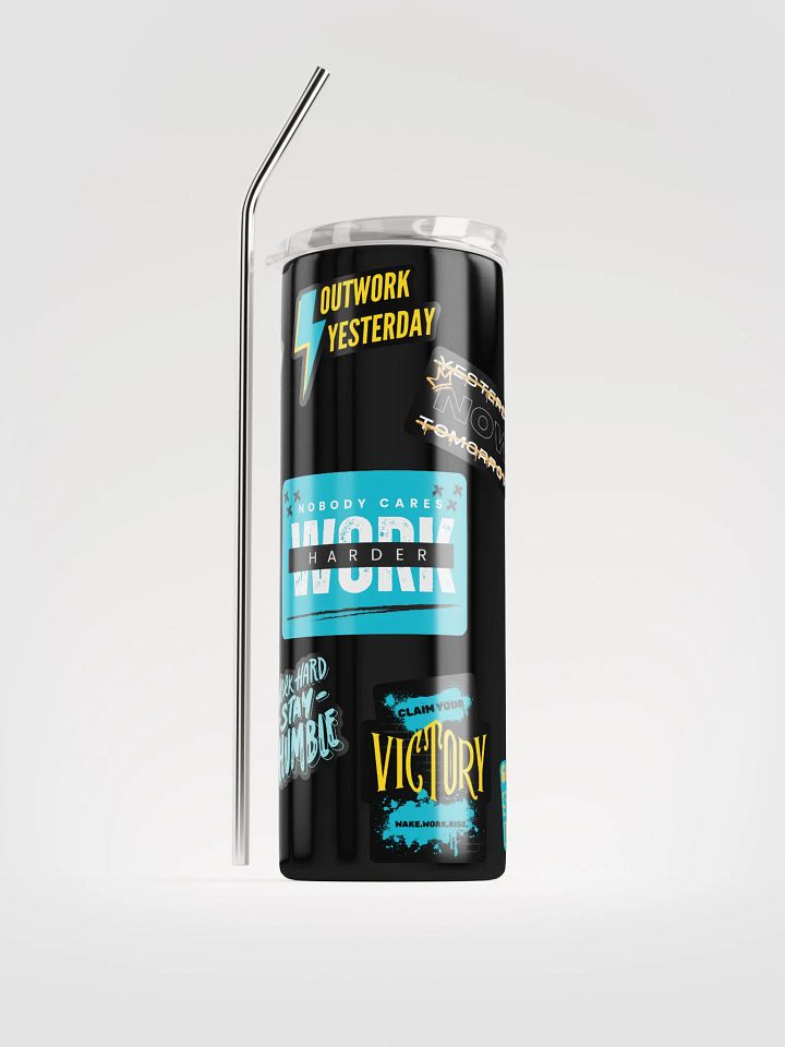 Motivational Quotes Stainless Steel Tumbler product image (1)