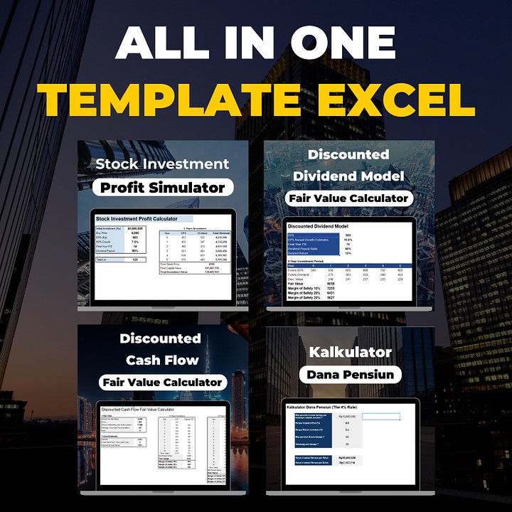 [BUNDLE] All In One Template Excel by Todopedia product image (1)