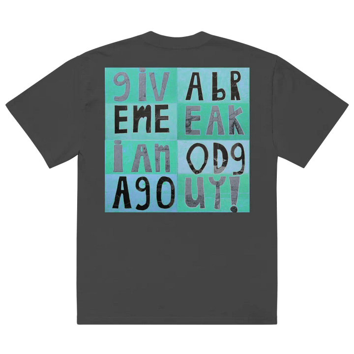 Another Good Guy Premium Oversized Faded T-Shirt (back-side print) product image (2)