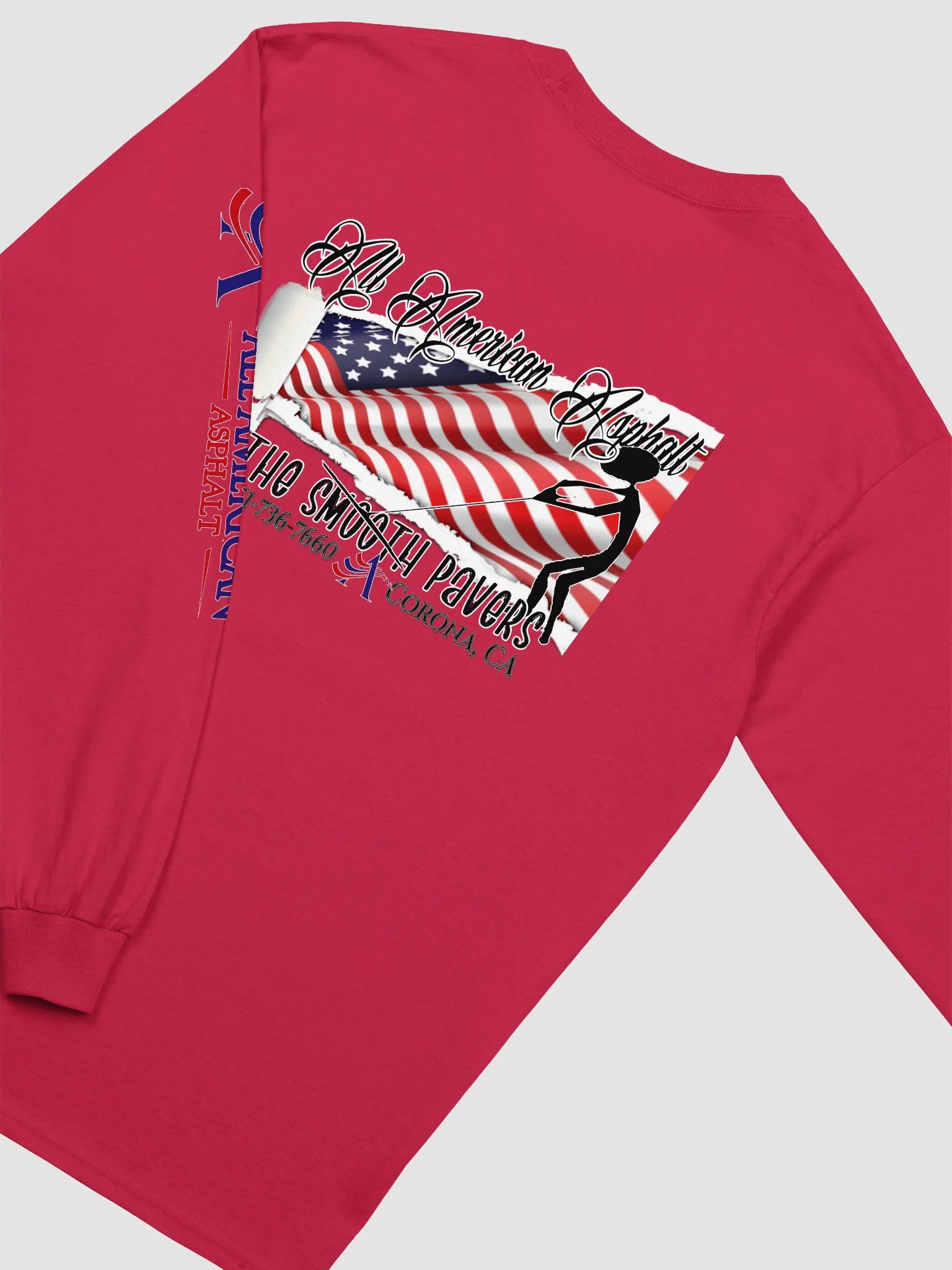 All American Asphalt SPV2- Smooth Pavers - Long Sleeve product image (4)
