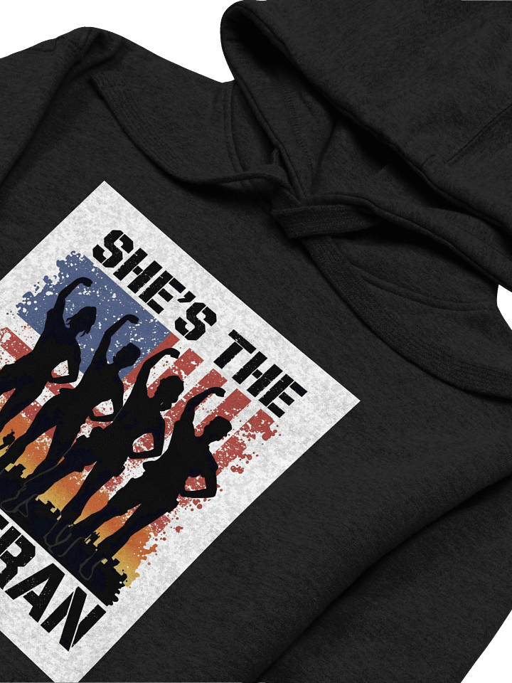 She’s The Veteran Hooded Sweatshirt product image (2)