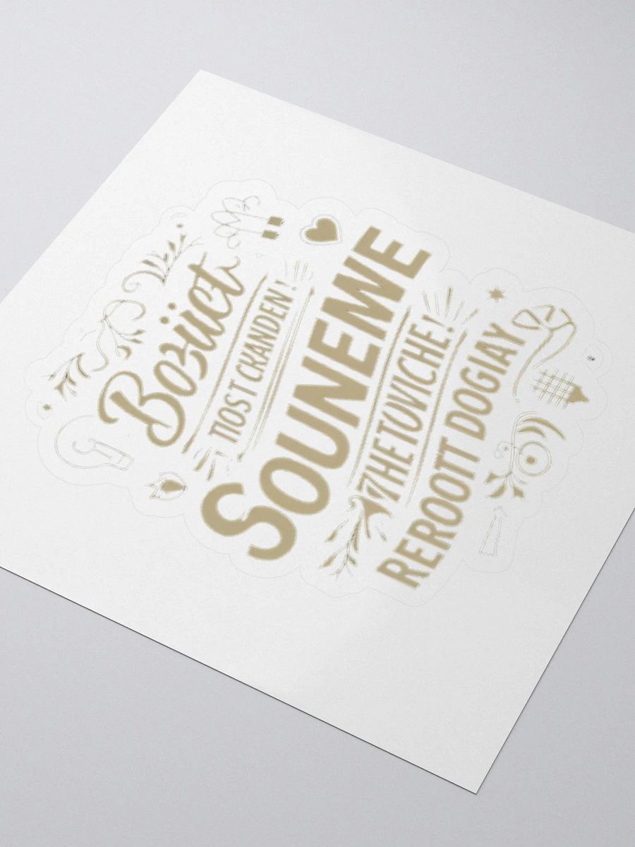 Whimsical Language Art Stickers product image (3)