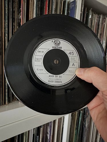 Black Sabbath Week 
Never Say Die / She’s Gone
7” single : 1978
Remember seeing them perform this on Top of The Pops

#blacks...