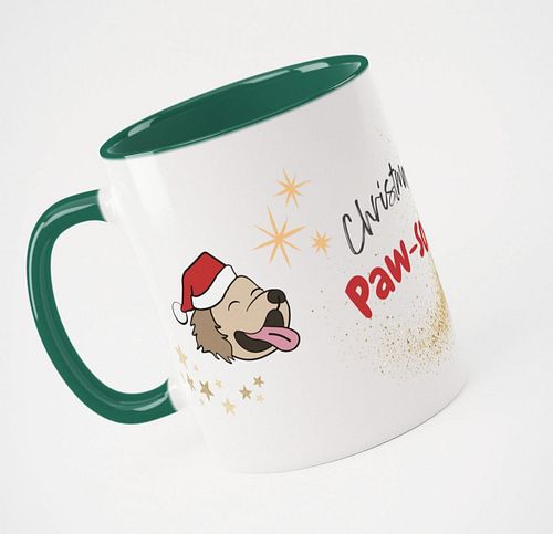 Sip your holiday drinks in style with the ”Christmas is Paw-some“ mug!

This mug is perfect for pet lovers who want to celebr...