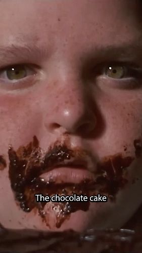 Have you ever seen a better cake in a movie?