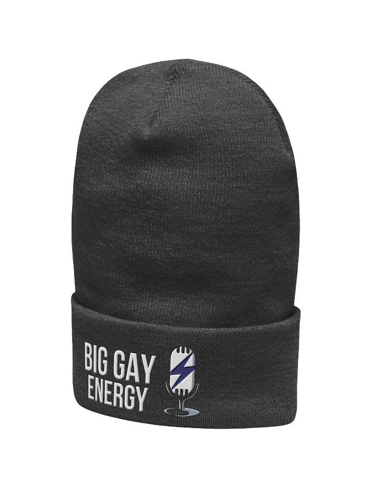 Big Gay Energy Embroidered Beanie product image (2)