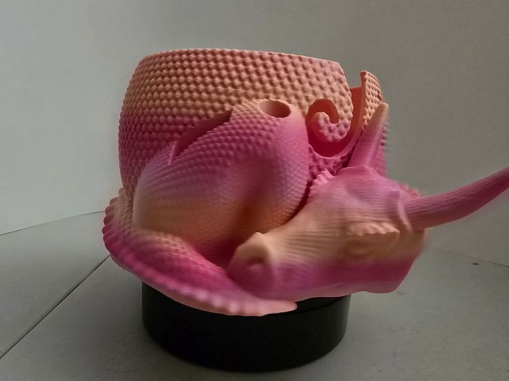 Sunset Dragon Yarn Bowl 3D printed 🐑 product image (1)