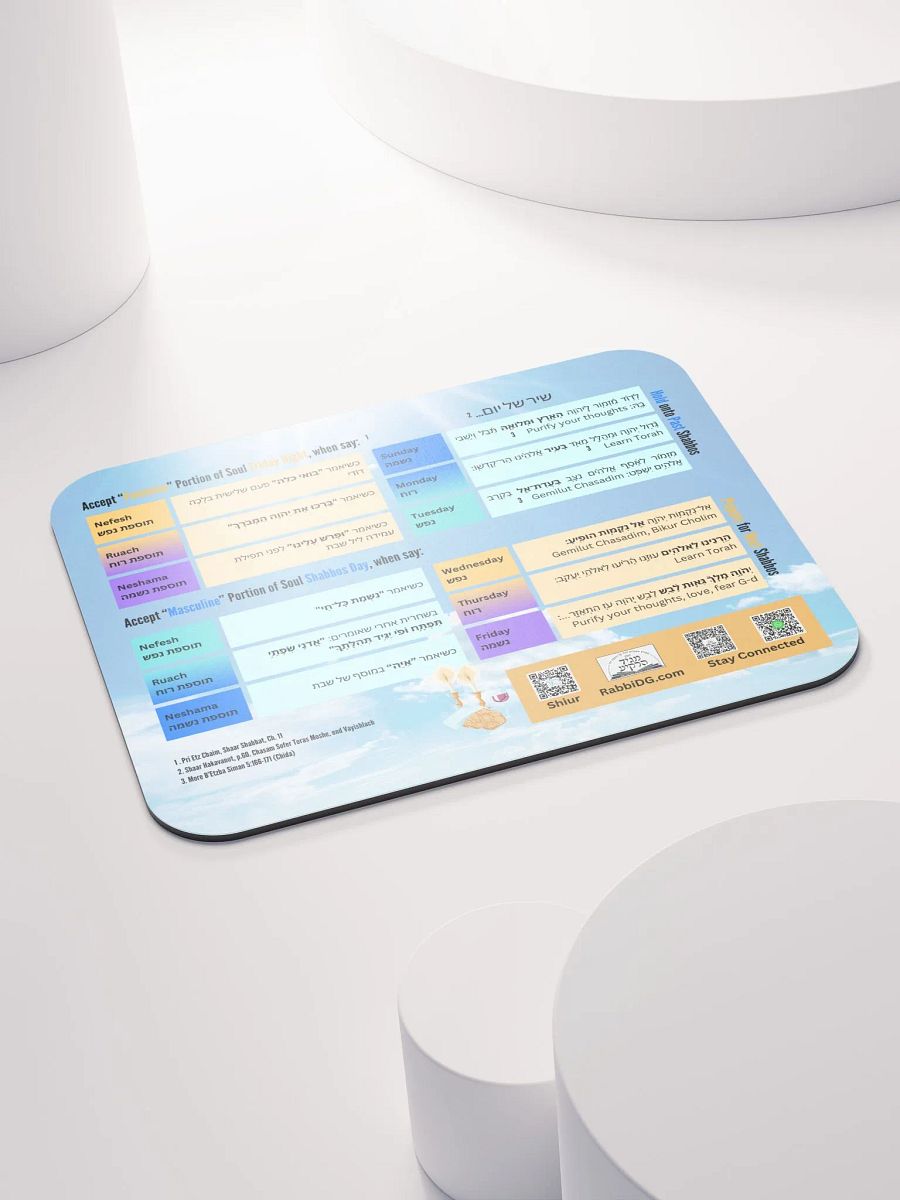 Mousepad: Mystical Dimensions of Shabbos product image (4)