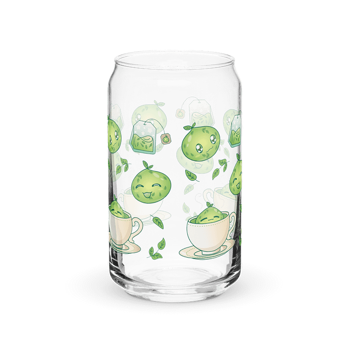 Green Tea Slime Can-Shaped Glass product image (1)