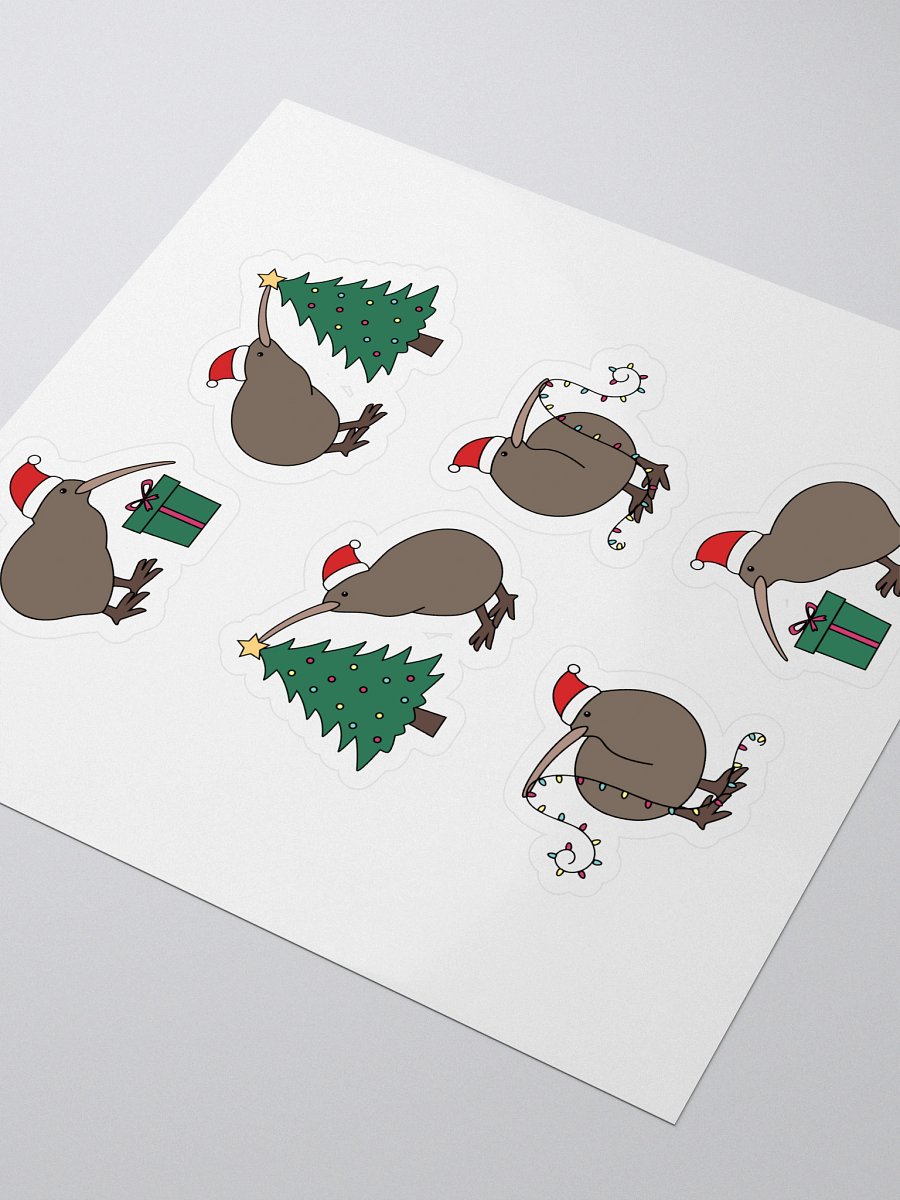 Christmas Kiwi Sticker product image (3)