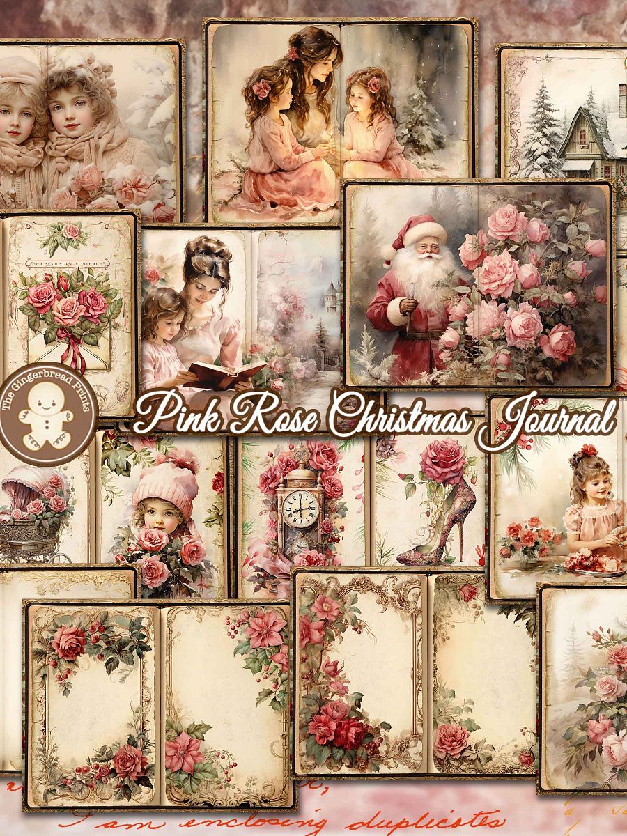Pink Rose Christmas Journal + Add-on Jumbo Collection product image (6)