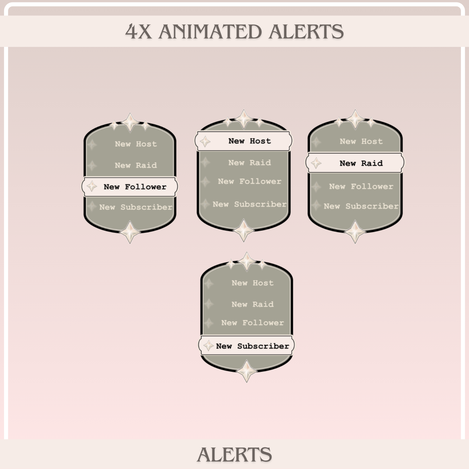 ANIME Twitch OVERLAY Pack Kazuha, Genshin Impact stream overlay, Anime stream pack, Stream overlay pack, Animated twitch overlay product image (5)