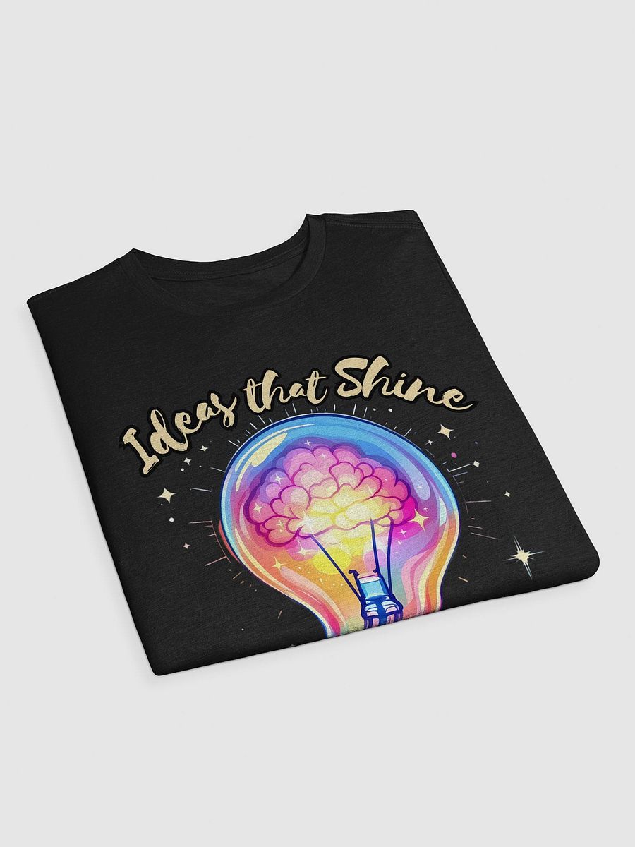 Radiant Minds T-Shirt - Bold Brain Lightbulb Tee for Creative Thinkers - Vibrant Art Shirt product image (3)