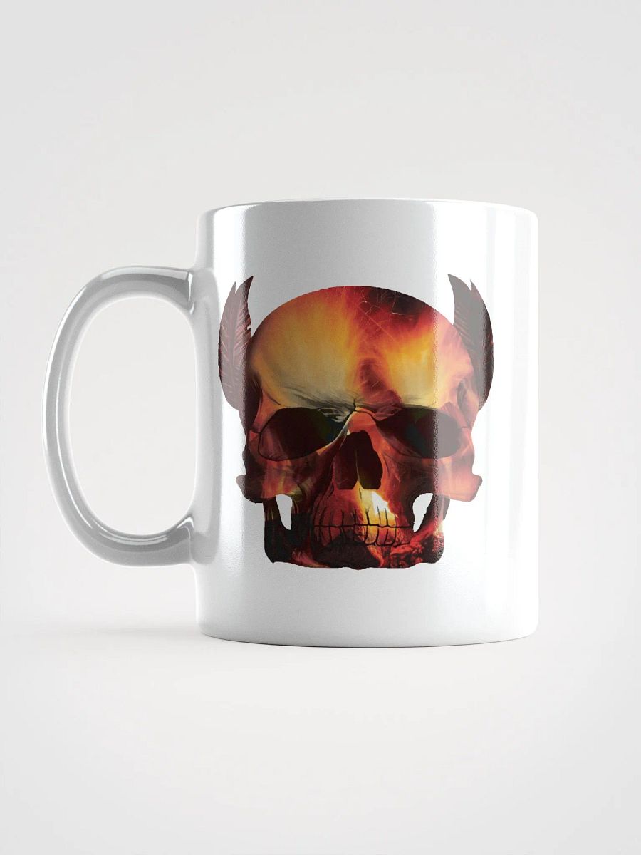Skull with Fire Inside Skull, skulls, skull art design, skeleton, skull and bones, scary, skull tattoo, artistic skull, human skull, dark skull, bones, Halloween product image (6)