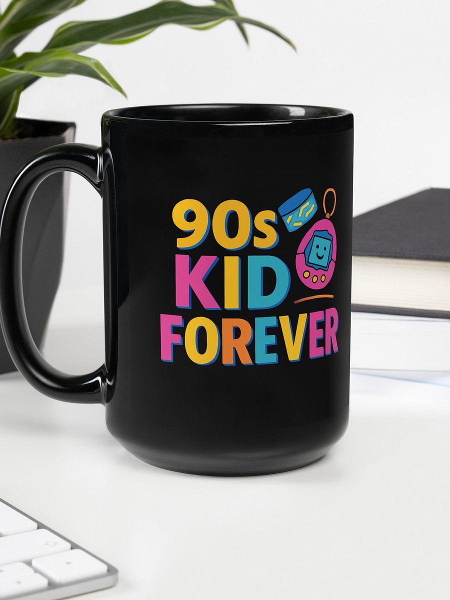 90s Kid Forever Black Glossy Mug product image (6)