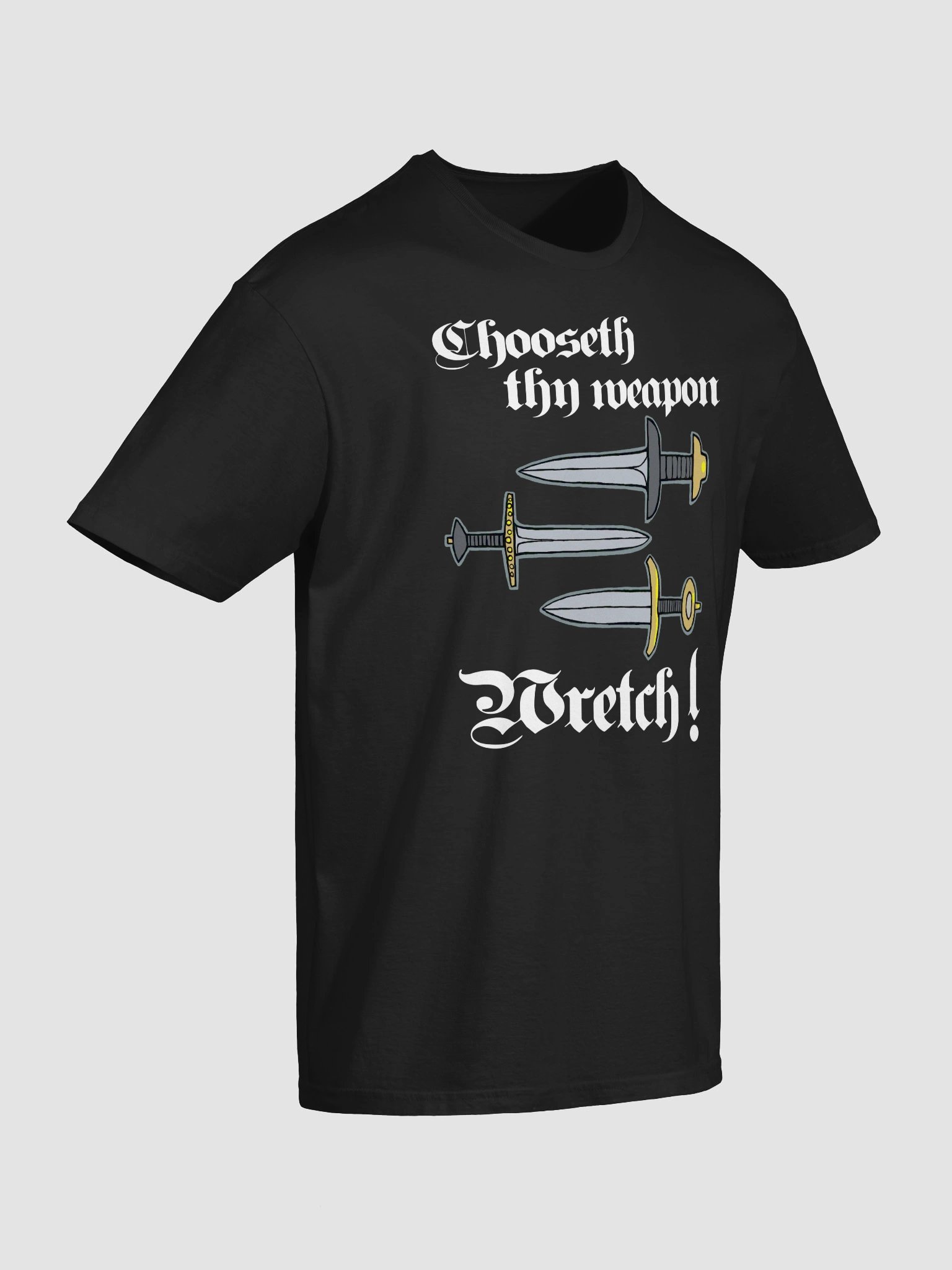 Funny medieval weapon challenge Unisex T-Shirt product image (24)
