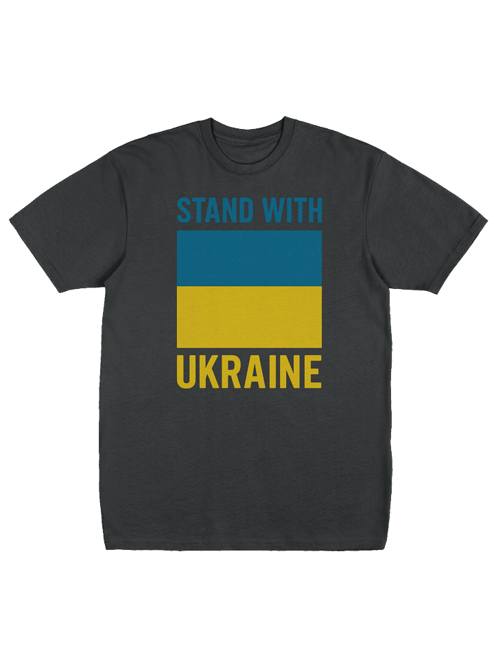 Stand with Ukraine Flag Tee product image (1)
