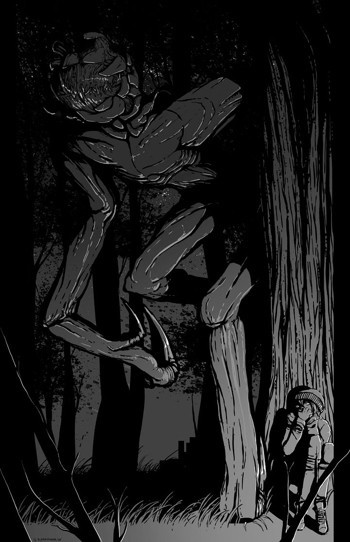 Silent place monster- tshirt product image (1)