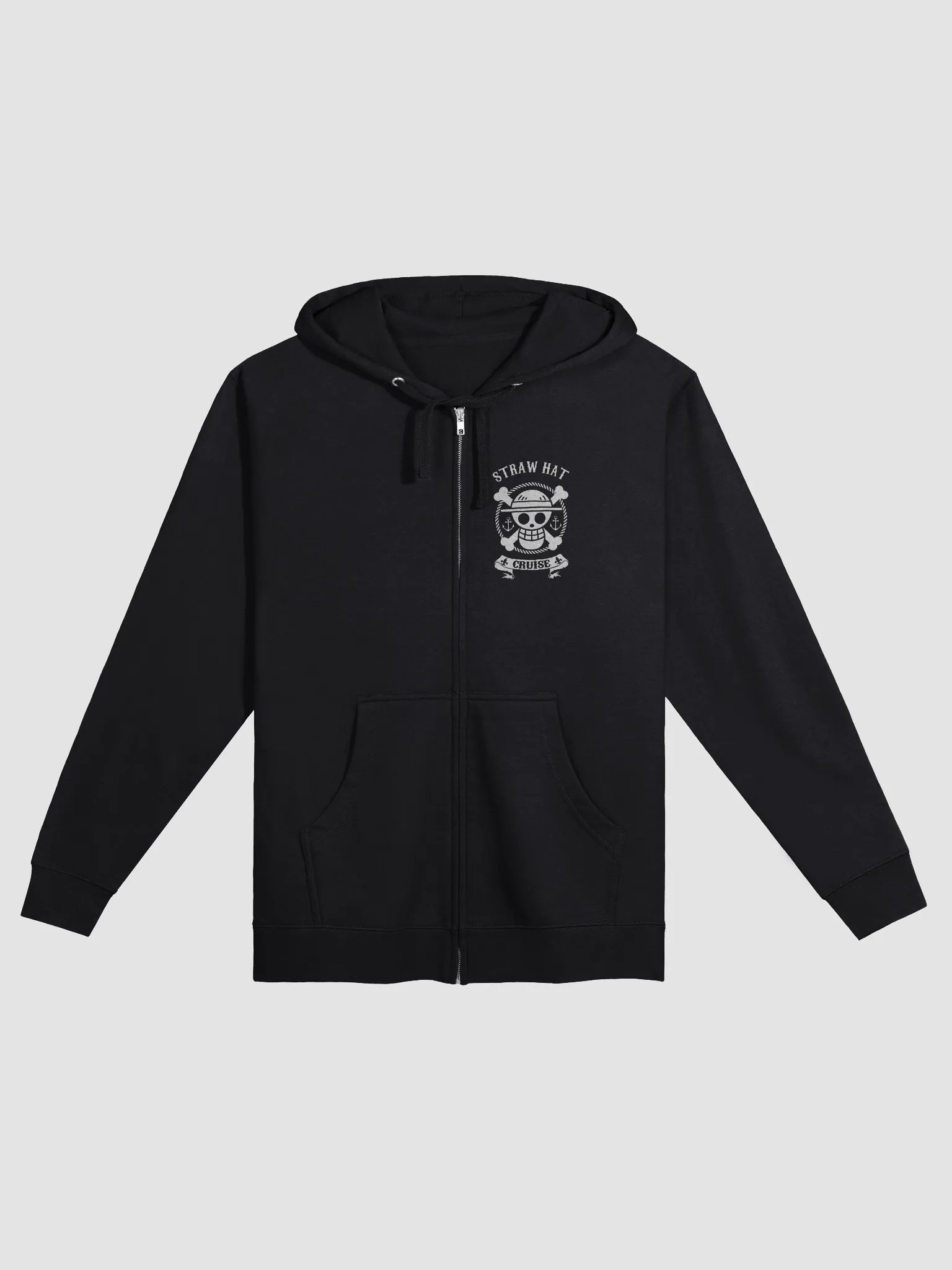 Strawhat Anime Zip-Up Hoodie product image (2)